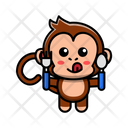 پیش‌نمایش فایل cute-monkey-eating-with-cutlery-4452747 از پک میمون بانمک