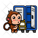 پیش‌نمایش فایل cute-monkey-keeps-bag-in-locker-4460807 از پک میمون بانمک