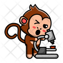 پیش‌نمایش فایل cute-monkey-using-microscope-4460812 از پک میمون بانمک
