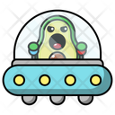 پیش‌نمایش فایل cute-avocado-driving-a-ufo-4453838 از پک آووکادو ناز