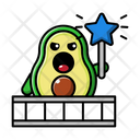 پیش‌نمایش فایل cute-avocado-using-special-effects-4453847 از پک آووکادو ناز