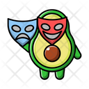 پیش‌نمایش فایل cute-avocado-using-theater-masks-4453848 از پک آووکادو ناز