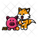 پیش‌نمایش فایل fox-saving-money-4463807 از پک روباه بانمک