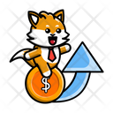پیش‌نمایش فایل fox-with-increase-profits-4463810 از پک روباه بانمک