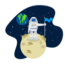 پیش‌نمایش فایل astronaut-standing-on-the-moon-3598528 از پک علم و آموزش