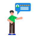 پیش‌نمایش فایل customer-review-and-rating-4031910 از پک استارت آپ و اپلیکیشن ها