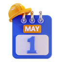 پیش‌نمایش فایل 1-may-calendar-11497428 از پک روز مه