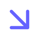 پیش‌نمایش فایل lower-right-arrow-1851074 از پک فلش‌ها