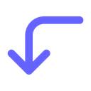 پیش‌نمایش فایل turn-left-down-1851094 از پک فلش‌ها