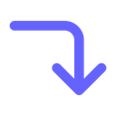 پیش‌نمایش فایل turn-right-down-1851093 از پک فلش‌ها