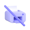 پیش‌نمایش فایل no-printer-5591002 از پک رابط کاربری