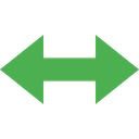 پیش‌نمایش فایل left-right-arrow-1450495 از پک پیکان های رنگی فلت