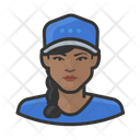 پیش‌نمایش فایل black-female-baseball-player-3188654 از پک آواتار جلد 5