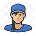 پیش‌نمایش فایل female-baseball-player-3188652 از پک آواتار جلد 5