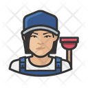 پیش‌نمایش فایل asian-female-plumber-3229773 از پک آواتار 25