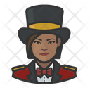 پیش‌نمایش فایل ringmaster-black-female-3229965 از پک آواتار 32