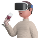 پیش‌نمایش فایل man-doing-virtual-party-5510917 از پک متاورس
