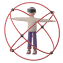 پیش‌نمایش فایل man-experiencing-360-degree-metaverse-5510921 از پک متاورس