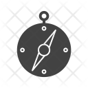 پیش‌نمایش فایل directional-compass از پک گلیف سئو مشکی