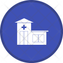 پیش‌نمایش فایل emergency-room-1 از پک گلیف پزشکی دایره ای چندرنگ با پس زمینه
