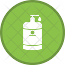 پیش‌نمایش فایل lotion-59 از پک گلیف پزشکی دایره ای چندرنگ با پس زمینه