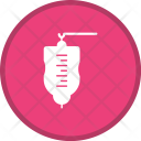 پیش‌نمایش فایل medical-drip-2 از پک گلیف پزشکی دایره ای چندرنگ با پس زمینه