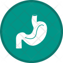 پیش‌نمایش فایل stomach-62 از پک گلیف پزشکی دایره ای چندرنگ با پس زمینه