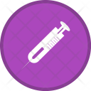 پیش‌نمایش فایل syringe-235 از پک گلیف پزشکی دایره ای چندرنگ با پس زمینه