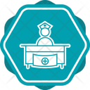 پیش‌نمایش فایل hospital-reception-4 از پک پزشکی با پس زمینه رنگی پر