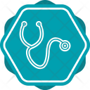 پیش‌نمایش فایل stethtoscope-1 از پک پزشکی با پس زمینه رنگی پر