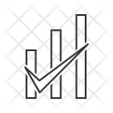 پیش‌نمایش فایل checked-bar-graph از پک خط سئو مشکی
