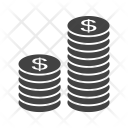 پیش‌نمایش فایل coin-509 از پک گلیف کسب و کار مشکی
