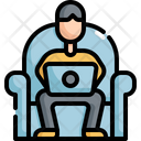 پیش‌نمایش فایل work-on-sofa-2315454 از پک کار از خانه