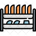 پیش‌نمایش فایل plates-rack-2664578 از پک آشپزخانه