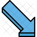 پیش‌نمایش فایل diagonal-down-3373063 از پک پیکان ها