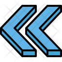 پیش‌نمایش فایل double-left-arrow-3373068 از پک پیکان ها