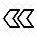پیش‌نمایش فایل double-left-arrow-4456682 از پک پیکان ها