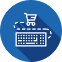 پیش‌نمایش فایل keyboard-ecommerce-shop-cart-shopping-finance-sale-input-2 از پک تجارت الکترونیک