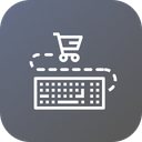 پیش‌نمایش فایل keyboard-ecommerce-shop-cart-shopping-finance-sale-input-8 از پک تجارت الکترونیک