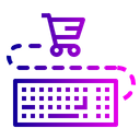 پیش‌نمایش فایل keyboard-ecommerce-shop-cart-shopping-finance-sale-input-9 از پک تجارت الکترونیک