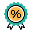 پیش‌نمایش فایل finance-medal-profit-ecommerce-percentage-ratio-award-winner-badge-11 از پک تجارت الکترونیک
