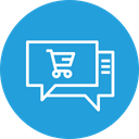 پیش‌نمایش فایل laptop-chat-shop-shopping-offer-notification-mail-ecommerce-24 از پک تجارت الکترونیک