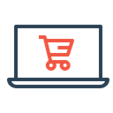 پیش‌نمایش فایل mobile-profit-discount-offer-sale-finance-ecommerce-device-shop-cart-39 از پک تجارت الکترونیک