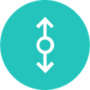پیش‌نمایش فایل arrow-arrows-circle-up-down-connect-1 از پک پیکان، جلد ۲