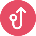 پیش‌نمایش فایل arrow-arrows-connect-connection-straight-circle-turn-1 از پک پیکان، جلد ۲