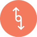 پیش‌نمایش فایل arrow-arrows-connector-connection-up-down-merge-2 از پک پیکان، جلد ۲