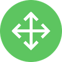 پیش‌نمایش فایل arrow-arrows-four-way-large-maximize-1 از پک پیکان، جلد ۲