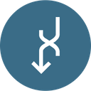 پیش‌نمایش فایل arrow-arrows-overlap-down-uturn-turn از پک پیکان، جلد ۲
