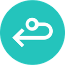 پیش‌نمایش فایل arrow-arrows-reverse-down-circle-turn-way از پک پیکان، جلد ۲