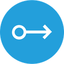 پیش‌نمایش فایل arrow-arrows-right-circle-way از پک پیکان، جلد ۲